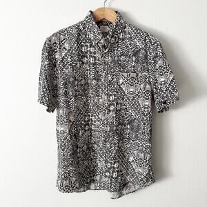 Faherty “Breeze” Short Sleeve Casual Button Down Shirt men’s size large
